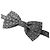 Dolce & Gabbana Papillon regolabile con fantasia bianca e nera - vista 2