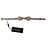 Dolce & Gabbana Papillon slim regolabile in seta e argento - vista 3