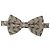 Dolce & Gabbana Papillon regolabile in % di seta grigio