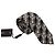 Dolce & Gabbana Cravatta accessorio regolabile con stampa floreale bianco e nero in % seta - vista 6