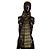 Dolce & Gabbana Sciarpa Stola Elasticizzata in Seta Oro Metallizzato - vista 5