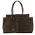 Tod's Borsa tote in pelle di vitello marrone
