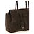 Tod's Borsa tote in pelle di vitello marrone - vista 3