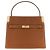 Tory Burch Borsa a tracolla in pelle di vacchetta marrone