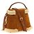 Balmain Borsa in pelle di vitello marrone - vista 2