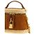Balmain Borsa in pelle di vitello marrone - vista 3