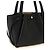 Tory Burch Borsa Tote in pelle bovina nera - vista 3