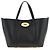 Mulberry Borsa Tote in pelle di vitello nera