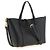 Mulberry Borsa Tote in pelle di vitello nera - vista 2