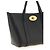 Mulberry Borsa Tote in pelle di vitello nera - vista 3
