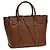 Mulberry Borsa Tote in pelle bovina marrone - vista 2