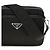 Prada Borsa a tracolla in nylon nero - vista 4