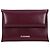 Monedero Jil Sander de cuero rojo