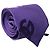 Dolce & Gabbana Cravatta regolabile da uomo in seta monogramma logo DG viola - vista 3