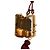 Dolce & Gabbana Mini beauty case con specchio e nappina in pelle esotica rosa - vista 6