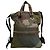 Dolce & Gabbana Zaino Rucksack patchwork verde militare Borsa uomo - vista 2