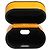 Dolce & Gabbana Capa Airpods com aba e alça em couro de bezerro amarelo com logo - vista 2