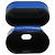 Dolce & Gabbana Capa Airpods em couro de bezerro azul com logo, aba e alça - vista 2