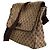 Gucci Borsa a tracolla con patta in tela GG - vista 2