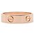 Anello Cartier Love Oro Rosa - vista 3