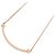 Collana Tiffany & Co T Smile Small Oro Rosa - vista 5