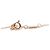 Collana Tiffany & Co T Smile Small Oro Rosa - vista 6