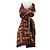 DIOR - Sciarpa Dior in lana bordeaux e beige - vista 3
