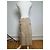 Gonna a trapezio vintage Burberry foderata Nova Check c. 2000s Beige S - vista 3