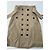 Gonna a trapezio vintage Burberry foderata Nova Check c. 2000s Beige S - vista 8