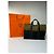 Borsa Tote Vintage Hermès Troca Canvas Fine anni 1990 Olive Black - vista 2