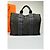 Tote vintage Hermès Canvas Nero Grigio Argento - vista 15
