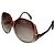 Occhiali da sole Vintage Givenchy Logo 4G Fine anni '70 Rosso Beige