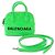 Balenciaga Mini Tote Bag a Tracolla Verde