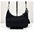 Prada Borsa Hobo Crossbody in Nylon Multi Tessuto Nera - vista 5