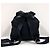 Prada Nylon Rucksack mit Dreiecks-Logo Schwarz Small - Ansicht 4