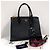 Prada Borsa Tote Saffiano Paradigm Borsa a Tracolla Nera - vista 4