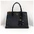 Prada Borsa Tote Saffiano Paradigm Borsa a Tracolla Nera - vista 5