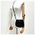 Prada Borsa a tracolla mini Cleo Brushed Borsa crossbody Nera - vista 3