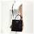 Prada Borsa Tote Pannier in Saffiano Borsa a Tracolla Nero - vista 3