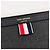 Thom Browne Clutch de Documentos em Pele Grão Pebble Preta - vista 5