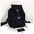 Prada Zaino in nylon con logo triangolare Nero - vista 4