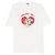 Kenzo Cartoon Baumwoll-T-Shirt Off White