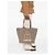 Borsa Tote Isabel Marant Small Logo Cotone Khaki Scuro - vista 5