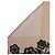 Dolce & Gabbana Sciarpa foulard in seta con pizzo floreale nero e beige - vista 3