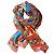 Dolce & Gabbana Foulard quadrato in seta stampato multicolore