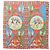 Dolce & Gabbana Foulard quadrato in seta stampato multicolore - vista 2