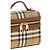 Burberry Borsa a tracolla in polietilene beige - vista 3