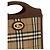 Mini borsa Burberry Pocket in cotone beige Check - vista 3