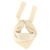 Bandana Jacquemus Le Chale Gros-Grain Bianca Alpaca e Lana