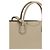 Givenchy Borsa Bos Taurus in pelle di vitello beige - vista 4